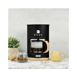 Drip coffee maker, modern coffee maker, home coffee maker, home coffee maker, easy-to-use coffee maker, easy-to-clean coffee maker, 10-cup coffee maker delay brew auto shut-off, matte black drip coffee maker