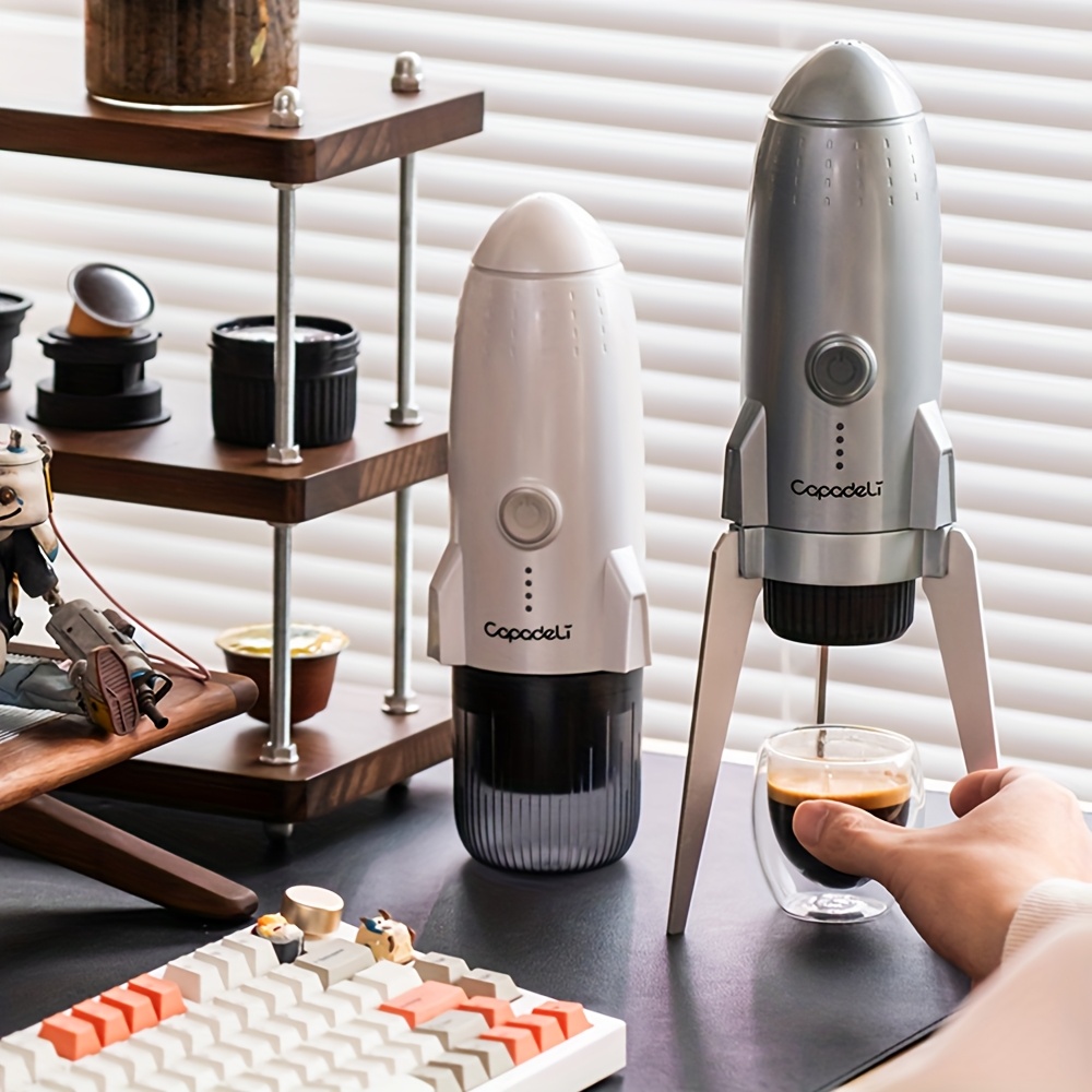 3-in-1 Portable Electric Espresso Machine Travel Coffee Maker For Camping Self-Heating Compatible With Ground Coffee & & NES Original Capsule Pods