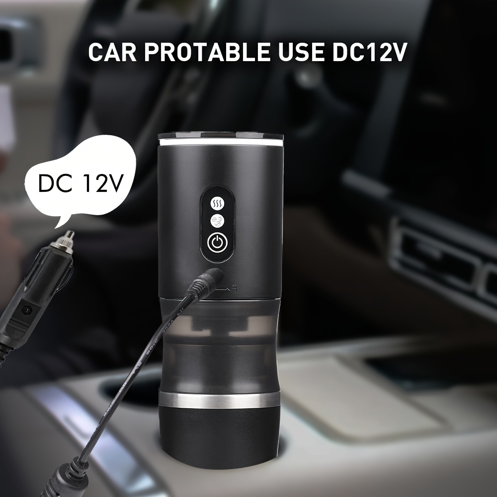 [Portable Smart Coffee Maker] Portable Smart Coffee Maker for Cars, Featuring Intelligent Grinding, Automatic Water Heating, Equipped with Heat Retention Capabilities, Ideal Gift for Wedding & Birthdays & Graduation