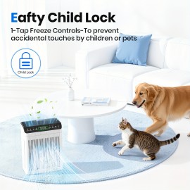 Air Purifiers for Home Large Room Up to 2200sq.ft with Washable Filters, Air Purifier for Bedroom with Fragrance, PM 2.5 Display Air Quality Sensor for Smoke Dust Odors, 1Pack+3Modes, Air Purifier for Large Room, Air Purifier, Air Purifier for Pets