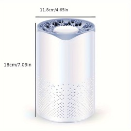 New air purifier with upgraded appearance, plug and play function, capable of absorbing odors and smoke, suitable for bedroom, living room and other scenarios