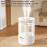 Zatura Dual Large Capacity 1.32gal Humidifier with Top-Fill Design, Digital Display & Auto Shut-Off, Quiet Operation, Battery-Powered (Non-) for Home, Office, Bedroom, Living Room - Ideal for Dry Light Beige & Air, Modern White Aesthetic