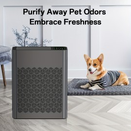 Intelligent Air Purifier, Real-time Monitoring Of Air Quality, Automatically Adjust The Purification Mode, Automatic Mode + Timer, Remove Odors, Purify The Air, Local Warehouse Special, Home/office/bedroom/living Room Must-have, Strong Coverage