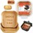 Air Fryer 2.1 Qt, 4 - in - 1 Small Airfryer, Bake, Roast, Reheat Air Fryer Liners, PCS Square Disposable Paper Liners, Air Fryer Liner, Double Air Fryer Cover, Air Fryer Small, Air Fryer Tray, Air Fryer Oven Large, Kitchen Appliance, Home Cooking