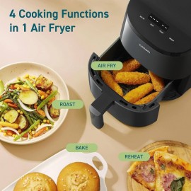 Air Fryer 2.1 Qt, 4 - in - 1 Small Airfryer, Bake, Roast, Reheat Air Fryer Liners, PCS Square Disposable Paper Liners, Air Fryer Liner, Double Air Fryer Cover, Air Fryer Small, Air Fryer Tray, Air Fryer Oven Large, Kitchen Appliance, Home Cooking