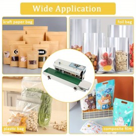 Vertical Continuous Band Sealer Machine FR900 Automatic Bag Band Sealer, Continuous Bag Sealing Machine 110V for PVC Bags Films w/ Digital Temperature Control, 24m/ min Speed, Food Packaging Machine, Industrial Sealing, Efficient Sealing, Compact Design, Precision Control, Highspeed Sealing, Sealing Equipment, Packaging Machine, Food Manufacturers, Retail Packaging, Food Saver Vacuum Sealer Machine, Vacuum Sealer For Food Storage, Food Sealer Vacuum Machine, Food Vacuum Sealer