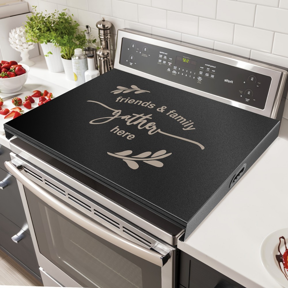 Stove Cover, Gas Stove Cover -Stainless Steel, Noodle Board Stove Cover, Stove Top Covers For Gas Burners With Handle Large Size 29.5 X 21.7 X2.6 Inch Easy To Clean, Stove Top Covers For Electric Stove