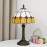 [1 Vintage Mosaic Glass Lamp] Vintage Handmade Mosaic Glass 1 Stained Glass Table Lamp | Office Home Living Room, Dining Room and Bedroom Decoration Lamps