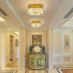 Modern Crystal Ceiling Light, 1pc - Golden or Silvery, Semi-Flush Mount Installation, for Switch Control, Ideal for Bedroom, Living Room, Dining Room, Bar - Includes Installation Hardware, Ceiling Light for Living Room