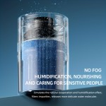 2-in-1 Humidifier, Mist-Free Evaporative Humidifier, Silent, White, 1.06gal Tank, Quiet Operation, Suitable for Office Bedroom , Home Humidifier, Bedroom Humidifier, Office Humidifier, Sleek Humidifier, Modern Humidifier, Efficient Purification