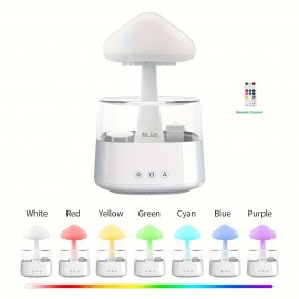 Hailong Palace USB-Powered Humidifier & Aromatherapy Diffuser with Color-Changing LED Night Light, Quiet Operation, Compact Soundwave technology humidifier for Home, Office, Bedroom, Living Room - No Battery Needed, Safe Low Voltage (36V) - Ideal Gift for Better Sleep & Relaxation, Bedroom Moisture Solution, Modern Aesthetic, Durable Construction, Home Users