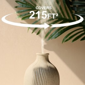 [Soundwave Aroma Diffuser] Soundwave Technology Aroma Diffuser, Handmade Resin Cover | Aroma Humidifier, Compatible with Essential Oil, Auto Shut-Off, Easy-to-Use, USB-Powered, Suitable for Various Room Types, Ideal Gift