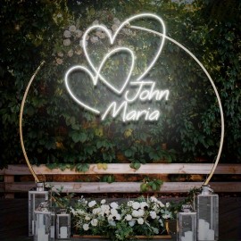 Personalized Neon Light, Heart-Shaped Neon Pattern, USB-Powered Decorative Wall Lamp for Bedroom, Party, Wedding, Birthday, and Romantic Holiday Ambiance